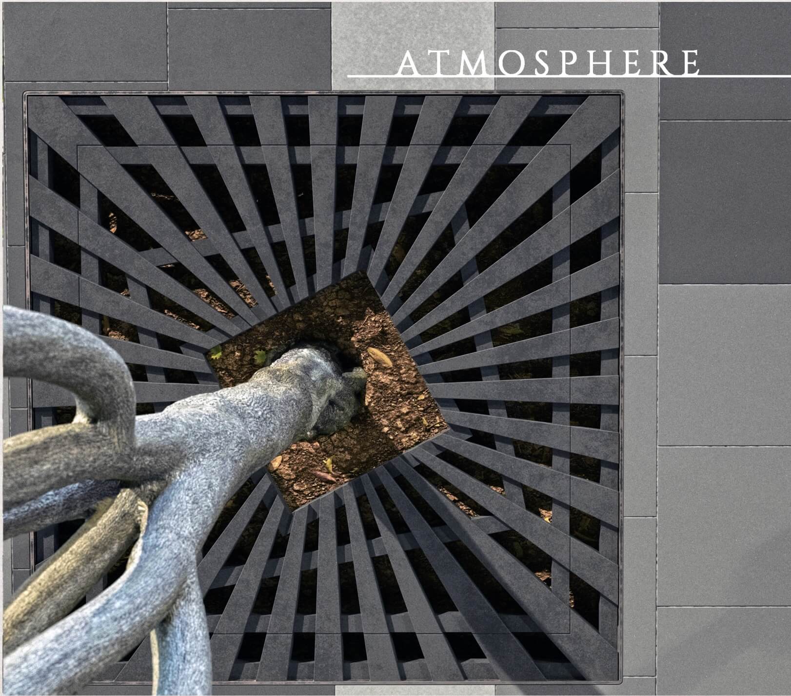 Приствольная решетка для дерева ZKING ATMOSPHERE 1.2х1.2м Черная в Находке фото