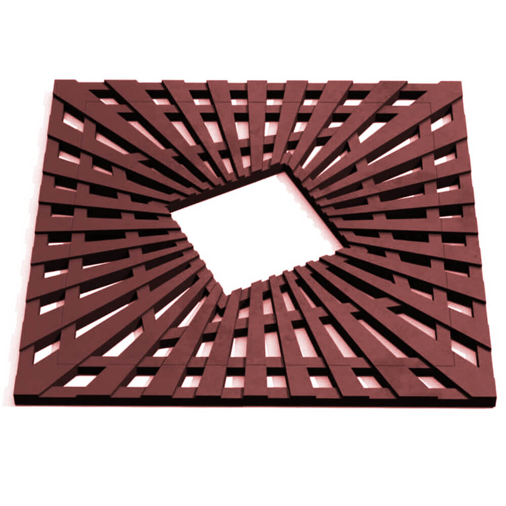 Приствольная решетка для дерева ZKING ATMOSPHERE 1.2х1.2м Коричневая Находка фото