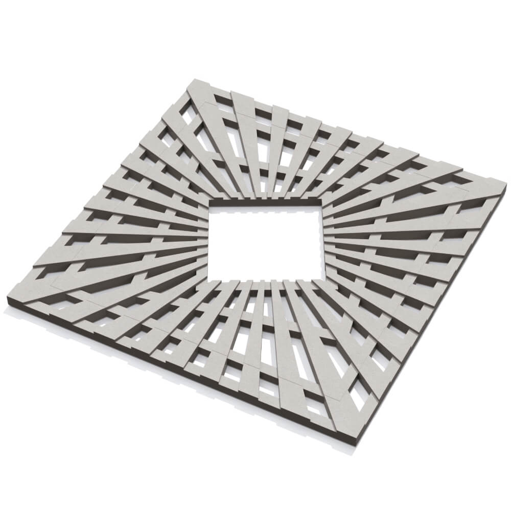 Приствольная решетка для дерева ZKING ATMOSPHERE 1.2х1.2м Бежевая в Находке фото