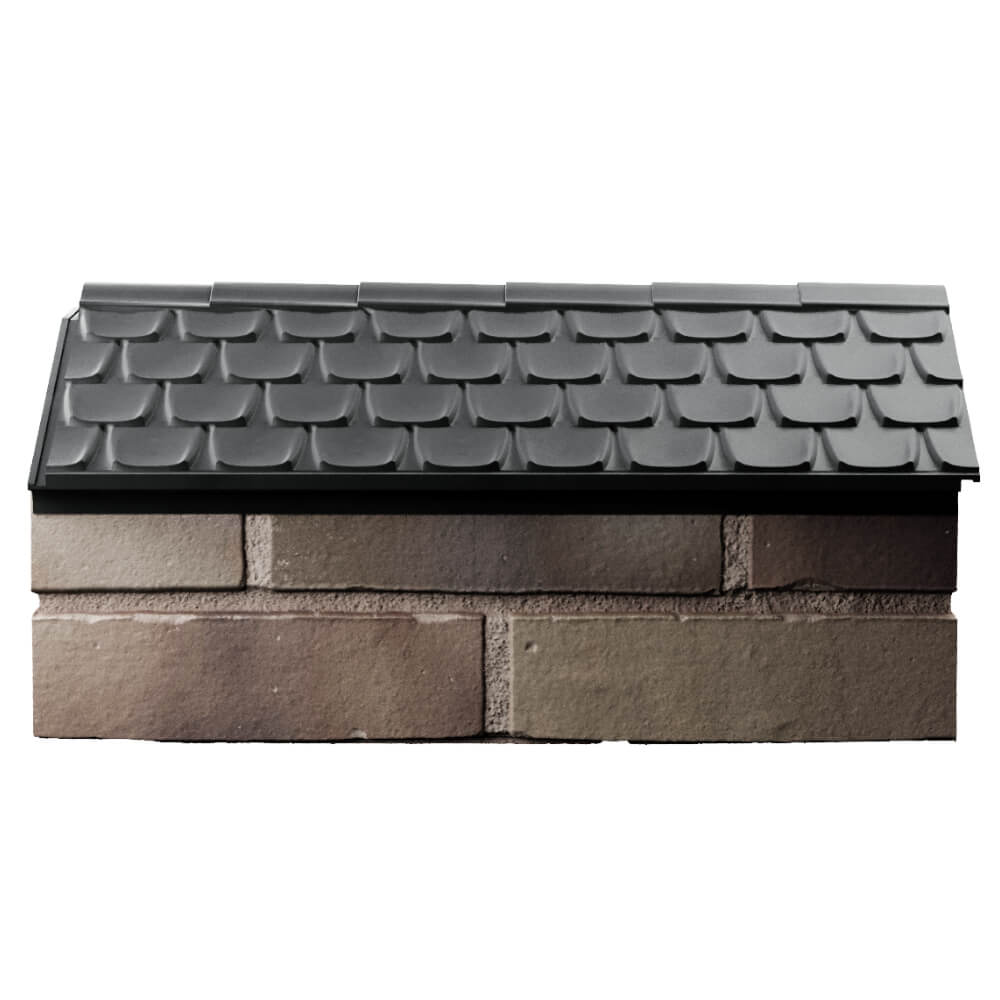Парапет Zking Эльбрус Серый с посадкой на 1 кирпич (255мм) в Находке фото