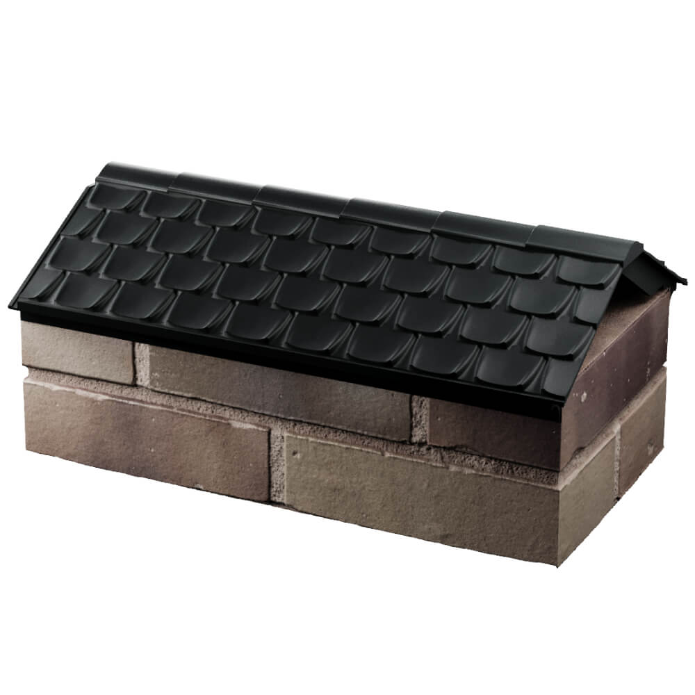 Парапет Zking Эльбрус Черный с посадкой на 1 кирпич (255мм) в Находке фото