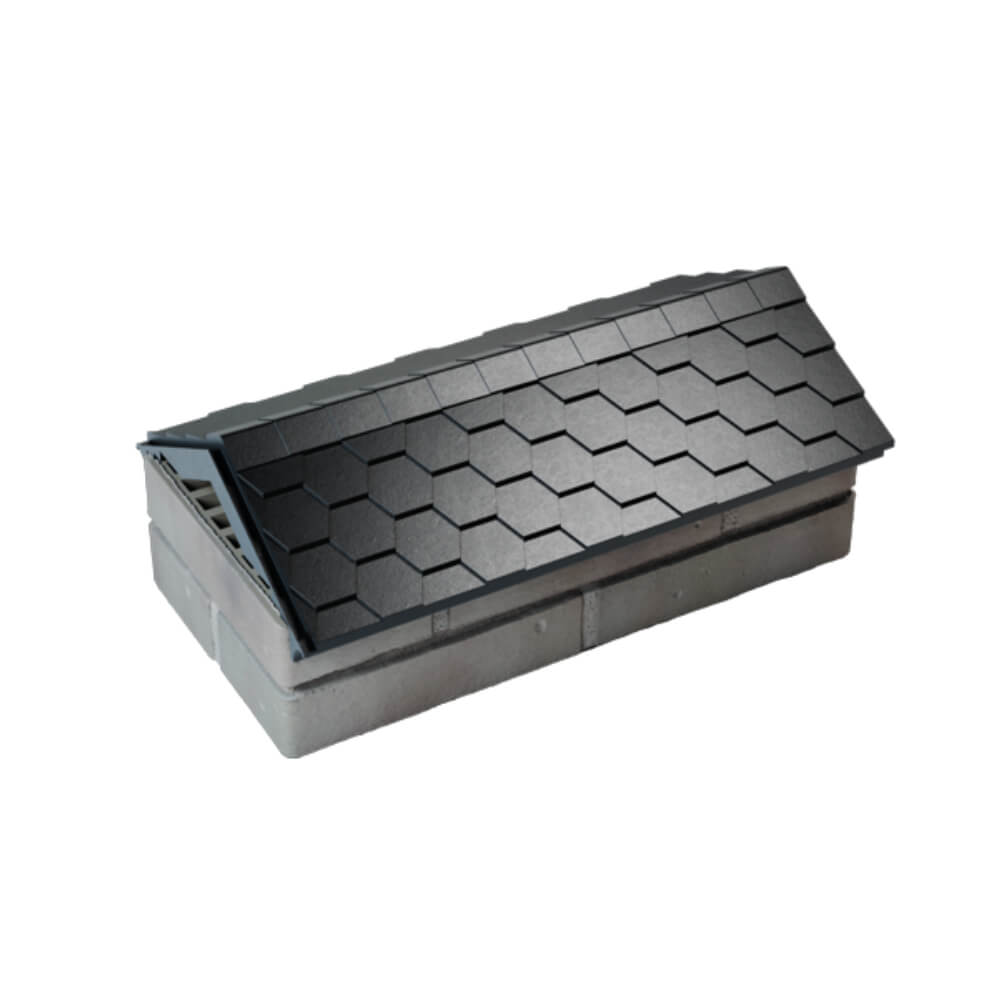 Парапет Zking Эверест Черный с посадкой на 1 кирпич (200/225/255мм) в Находке фото