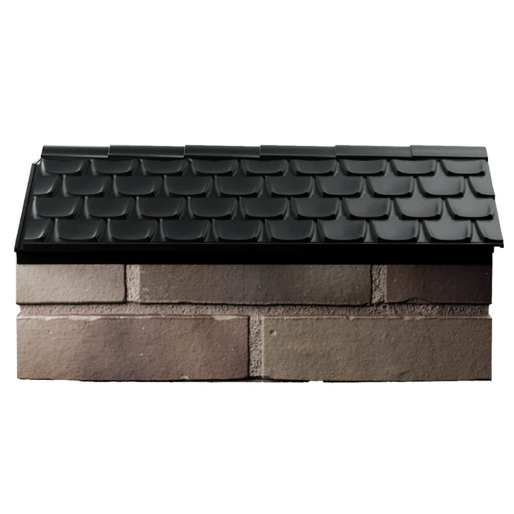 Парапет Zking Эльбрус Черный с посадкой на 1 кирпич (255мм) в Находке фото