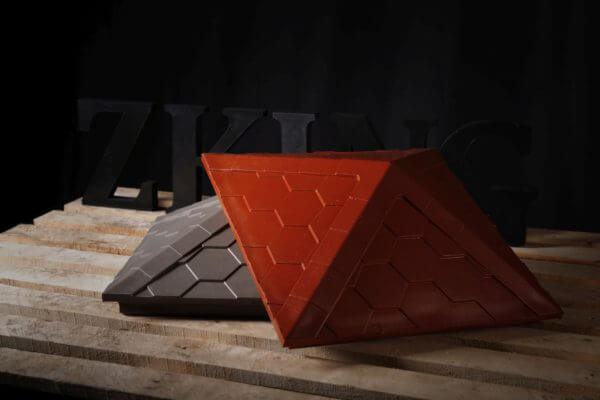 Колпак Zking Эверест Красный на столб 1.5х1.5 кирпича (390х390мм) в Находке фото