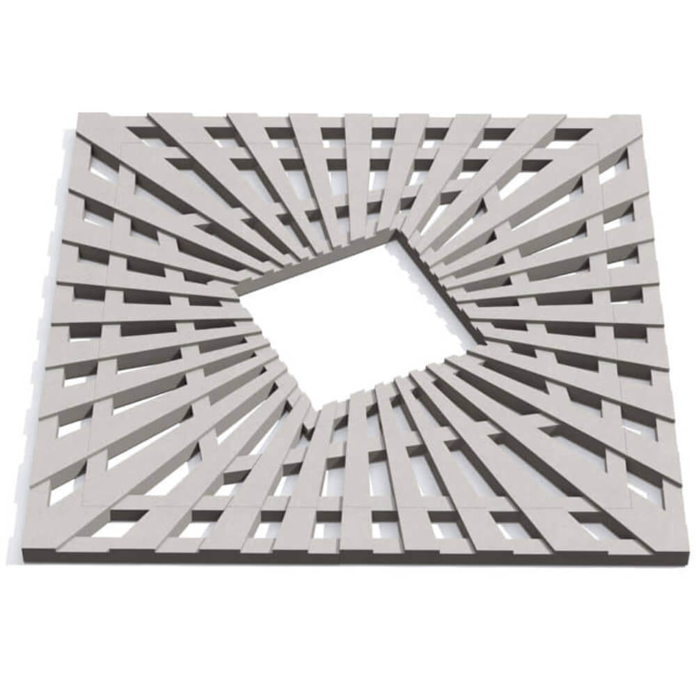 Приствольная решетка для дерева ZKING ATMOSPHERE 1.2х1.2м Бежевая Находка фото