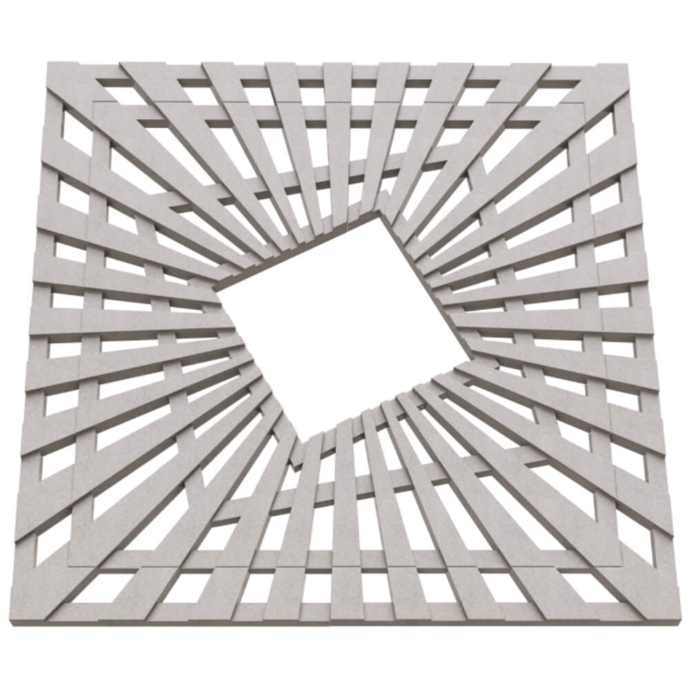 Приствольная решетка для дерева ZKING ATMOSPHERE 1.2х1.2м Бежевая в Находке фото