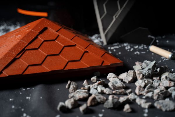 Колпак Zking Эверест Красный на столб 1.5х1.5 кирпича (390х390мм) в Находке фото