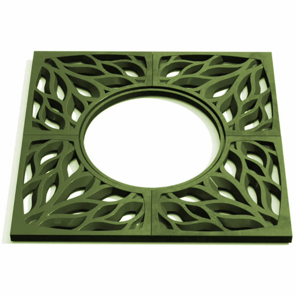 Приствольная решетка для дерева ZKING CRUST 1.2х1.2м Зеленая Находка фото