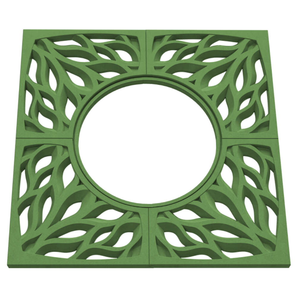 Приствольная решетка для дерева ZKING CRUST 1.2х1.2м Зеленая в Находке фото