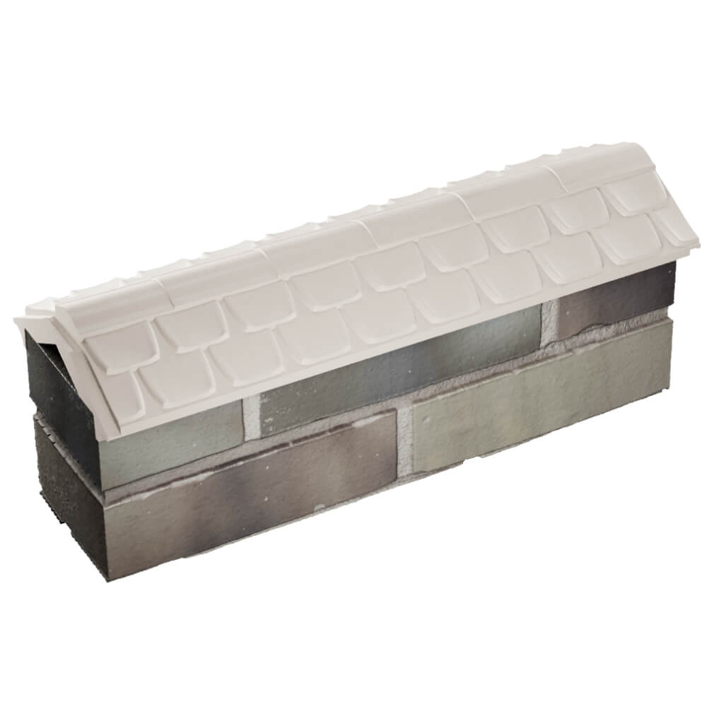 Парапет Zking Эльбрус Бежевый с посадкой на 0.5 кирпича (130мм) в Находке фото