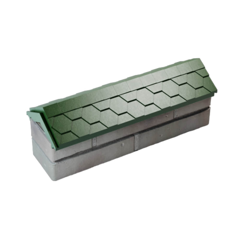 Парапет Zking Эверест Зеленый с посадкой на 0.5 кирпича (130мм) в Находке фото