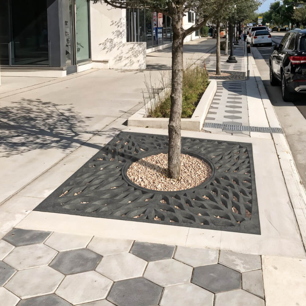 Приствольная решетка для дерева ZKING CRUST 2х2м Черная в Находке фото