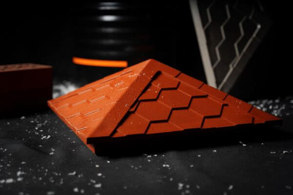 Колпак Zking Эверест Красный на столб 1.5х1.5 кирпича (390х390мм) в Находке фото