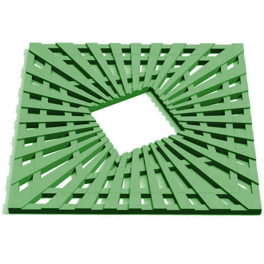 Приствольная решетка для дерева ZKING ATMOSPHERE 1.2х1.2м Зеленая Находка фото