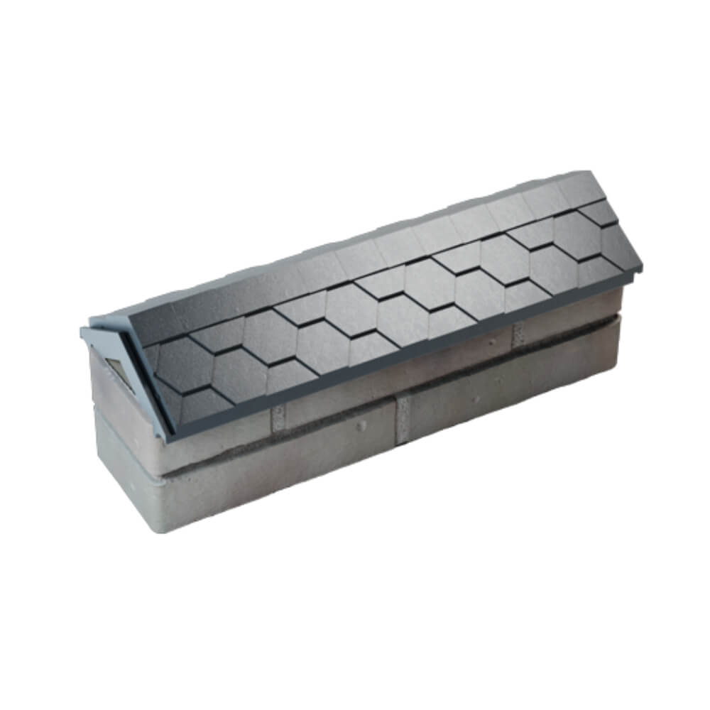 Парапет Zking Эверест Серый с посадкой на 0.5 кирпича (130мм) в Находке фото